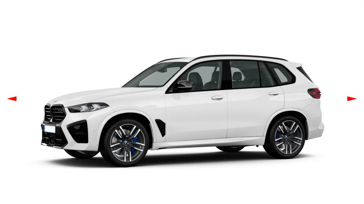 3D визуализация BMW X5 G05 2019- рр. Комплект обвісів X5M F95 (2023+) фото 180°