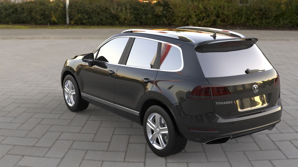 3D визуализация Volkswagen Touareg 2010-2018 гг. Спойлер ABT фото 288°