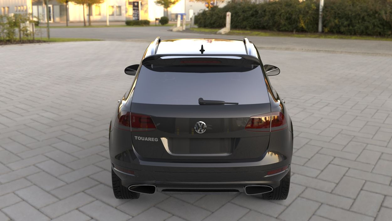 3D визуализация Volkswagen Touareg 2010-2018 гг. Спойлер ABT фото 324°