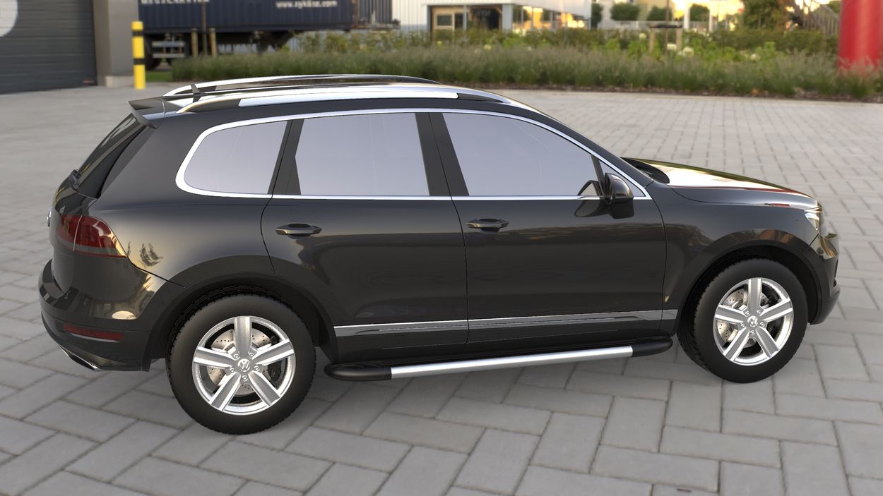 3D визуализация Volkswagen Touareg 2010 Бокові пороги Bosphorus фото 288°
