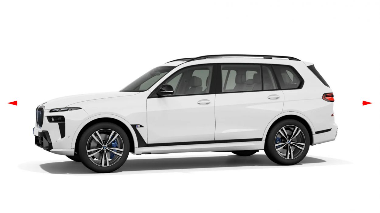3D визуализация BMW X7 G07 2019- гг. Полный обвес M-Performance (2023+) фото 180°