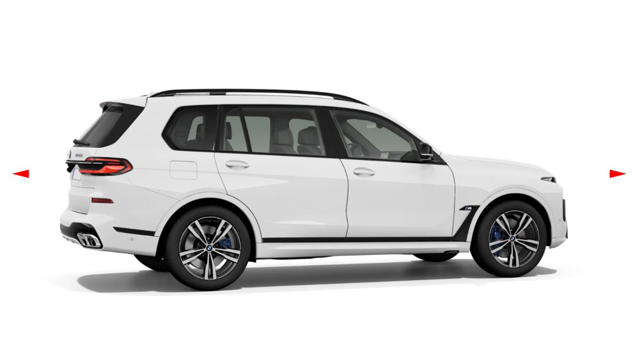 3D визуализация BMW X7 G07 2019- гг. Полный обвес M-Performance (2023+) фото 828°