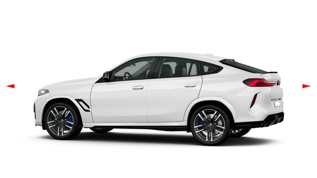 3D визуализация BMW X6 G06 2019–2027 гг. Комплект обвеса X6M F96 LCI (для 2023+) фото 360°