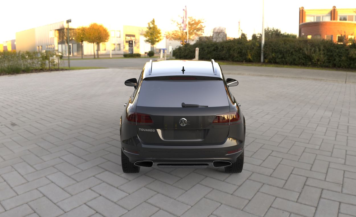 3D визуализация Volkswagen Touareg 2010-2018 гг. Передний лип V2 (2010-2015) фото 216°