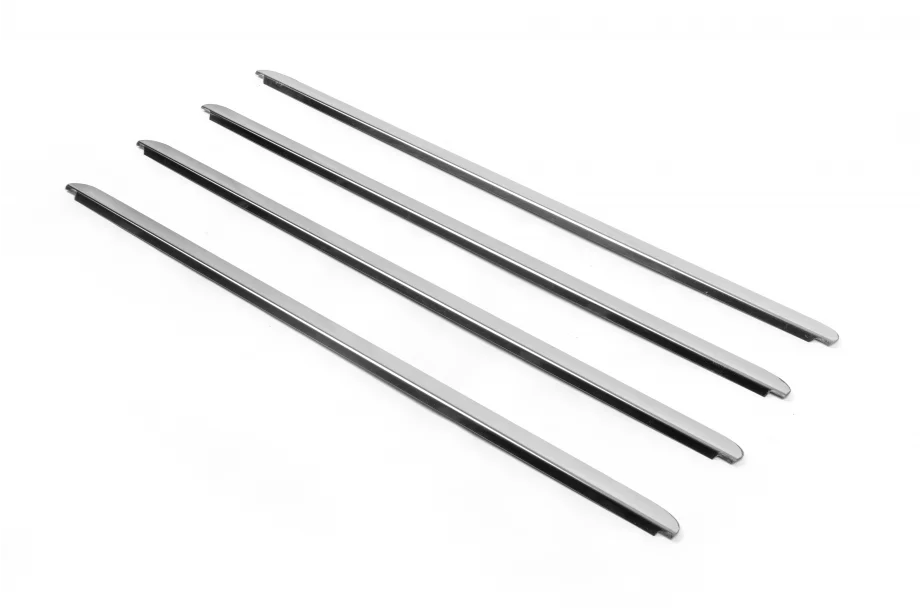 Lada Largus 2012- Exterior window trim stainless steel (4 pcs) Photo 7