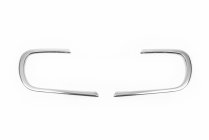 Накладки на противотуманные фары (2 шт., нержавейка) фото 2 Накладки на противотуманные фары (2 шт., нержавейка) фото 2