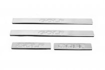 Накладки на пороги нержавейка Carmos V2 (4 шт) фото 3 Накладки на пороги нержавейка Carmos V2 (4 шт) фото 3