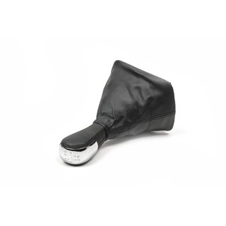 Ручка КПП с чехлом (хром вставка, 6-ступка) Skoda Octavia II A5 2006-2010 гг. фото 3