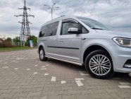 Volkswagen Caddy 2004-2010 гг. Ветровики с хромированным молдингом (2 шт, Niken) фото 4