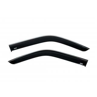 Ветровики с хромированным молдингом (2 шт, Niken) фото 1