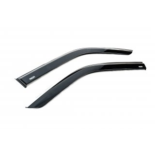 Ветровики с хромированным молдингом (2 шт, Niken) фото 3