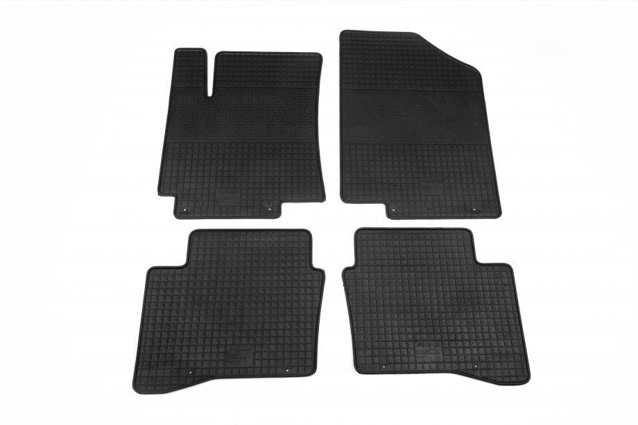 Kia Rio 2012-2017 Rubber Floor Mats (4 pcs, Polytep) Photo 2