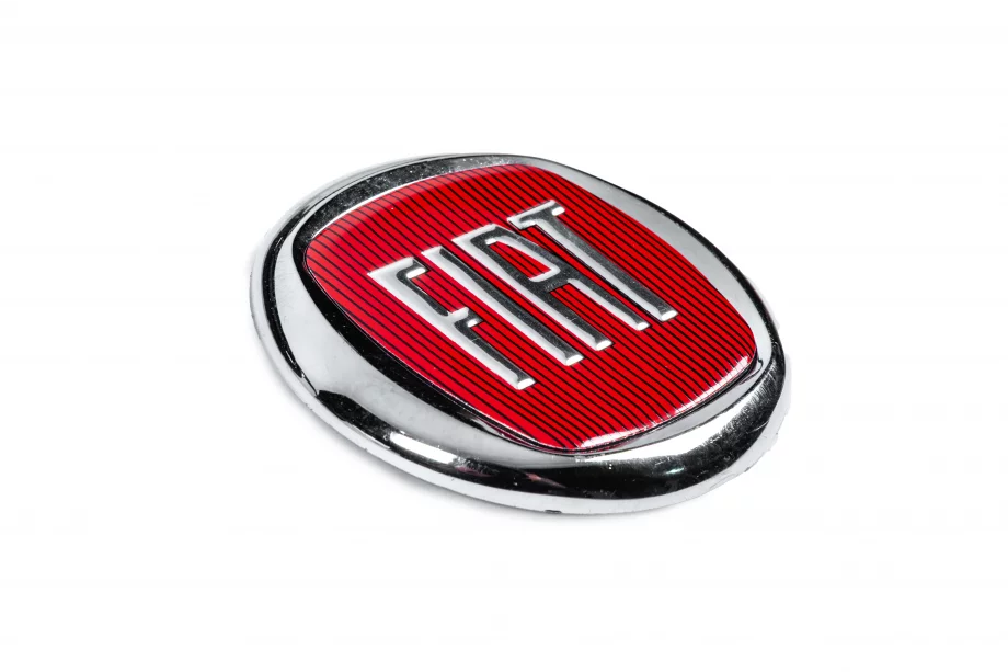 Fiat Эмблема (Красная, самоклеящаяся) Фото 3