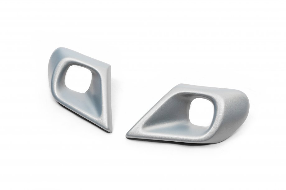Renault Duster 2018-2024 Fog light covers (ABS, gray) Photo 6