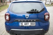 Накладка на задній бампер EuroCap (ABS, під карбон) фото 3