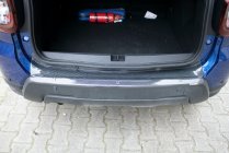 Накладка на задній бампер EuroCap (ABS, під карбон) фото 5