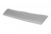 Накладка на передній бампер нижня (ABS, сіра) фото 4