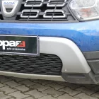 Dacia Duster 2018-2024 Front bumper upper lip cover (ABS, gray) photo 2