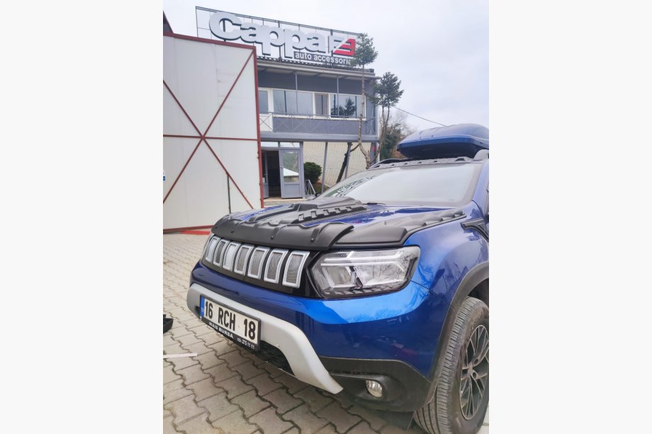Dacia Duster 2018-2024 гг. Передняя решетка (серая) Фото 6