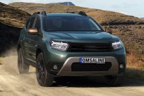 Dacia Duster 2018-2024 гг. Передняя решетка (черная) фото 1