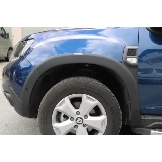 Широкие расширители арок (8 шт, ABS) Dacia Duster 2018-2024 гг. фото 1