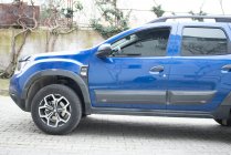 Широкие расширители арок (8 шт, ABS, под карбон) фото 8