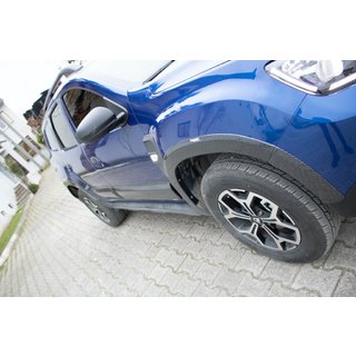 Широкие расширители арок (8 шт, ABS, под карбон) Dacia Duster 2018-2024 гг. фото 2