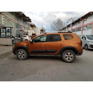 Молдинги на двери V1 (4 шт, ABS) Dacia Duster 2018-2024 гг. фото 4