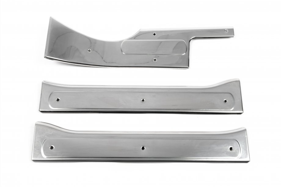 Citroen Nemo 2007-2017 Placas de umbral interiores OmsaLine (acero inoxidable) 4 Molduras de Umbral Foto 4