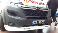 Передняя накладка 2014↗︎ (узкая с LED, под покраску) фото 8