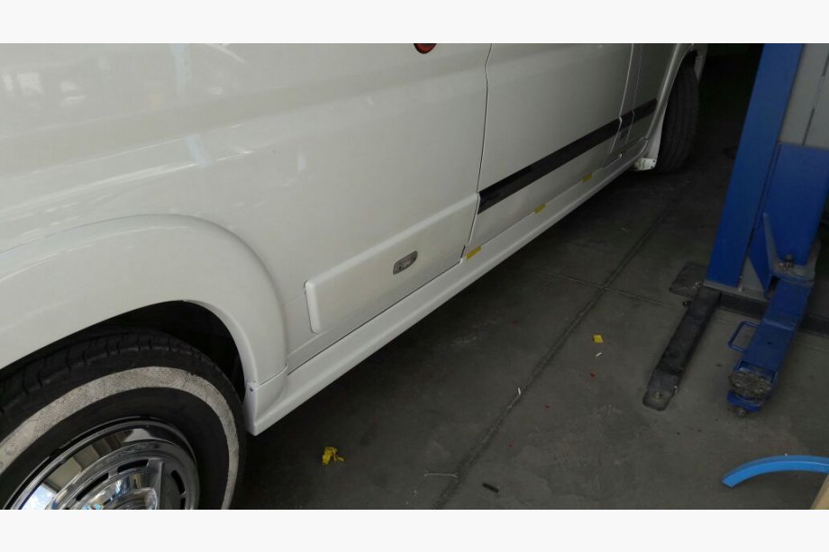 Fiat Ducato 2006-2025 гг. Боковые пороги под покраску (Meliset) Фото 2