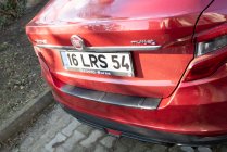 Накладка на Задний Бампер EuroCap (Sedan, ABS) фото 9 Накладка на Задний Бампер EuroCap (Sedan, ABS) фото 9