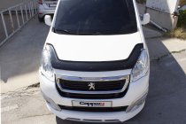 Peugeot Partner Tepee 2008-2018 рр. Дефлектор капота довга (EuroCap) фото 23