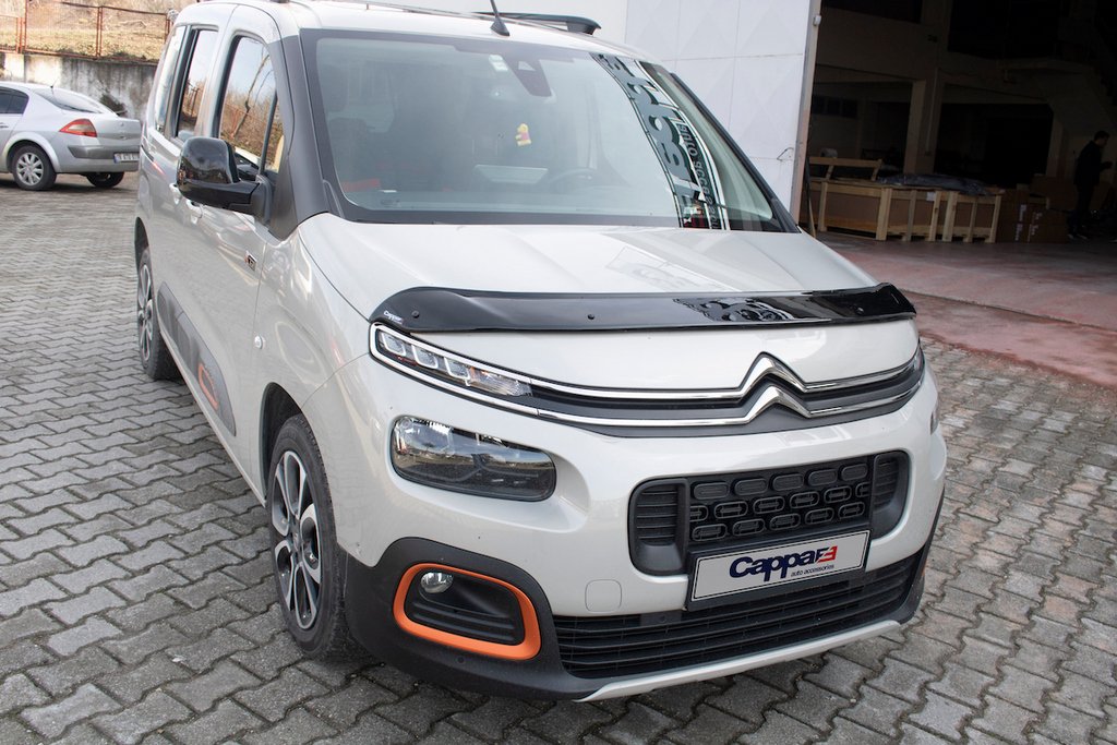 Дефлектор капоту (EuroCap) для Citroen Berlingo/Multispace 2018- рр - фото 8