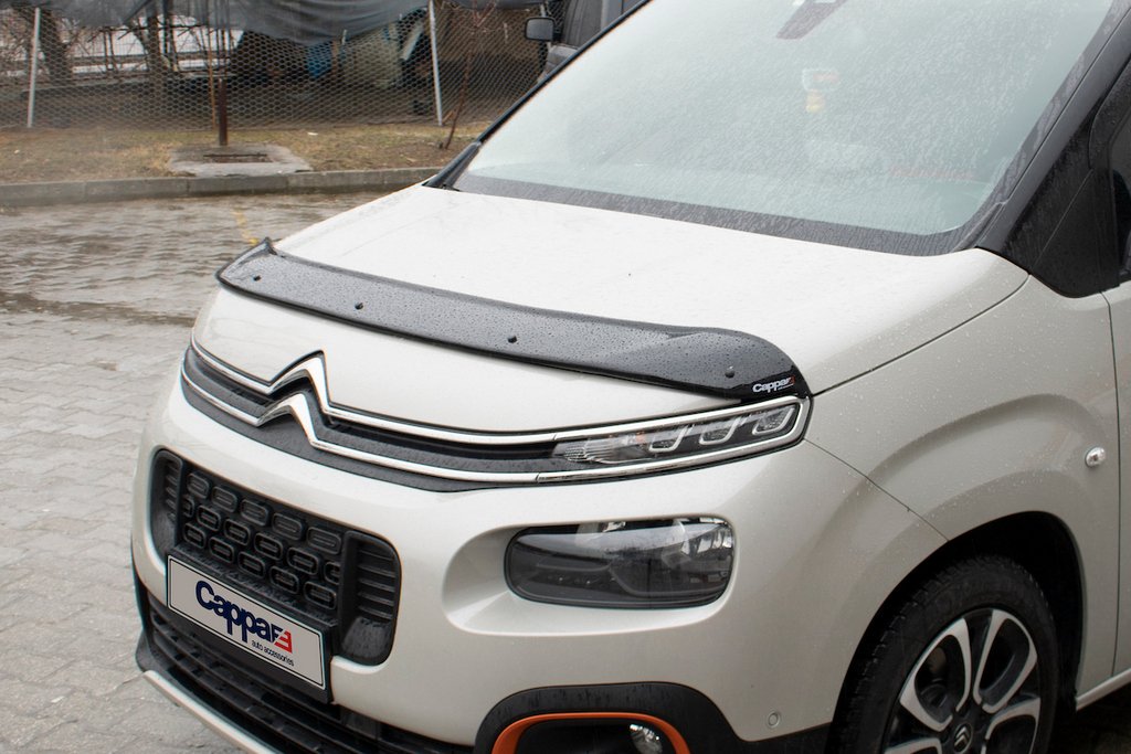 Дефлектор капоту (EuroCap) для Citroen Berlingo/Multispace 2018- рр - фото 9