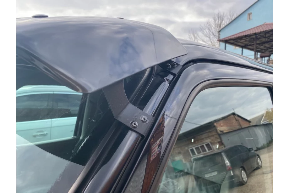 Volkswagen T4 Caravelle/Multivan 1990–2003 Voorruitvizier (zwart hoogglans, 5 mm) Foto 3