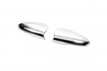 Hyundai Bayon 2021- рр. Накладки на дзеркала (2 шт., нерж.) фото 4