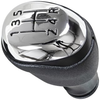 Ручка КПП 328654134R (черная + хром)