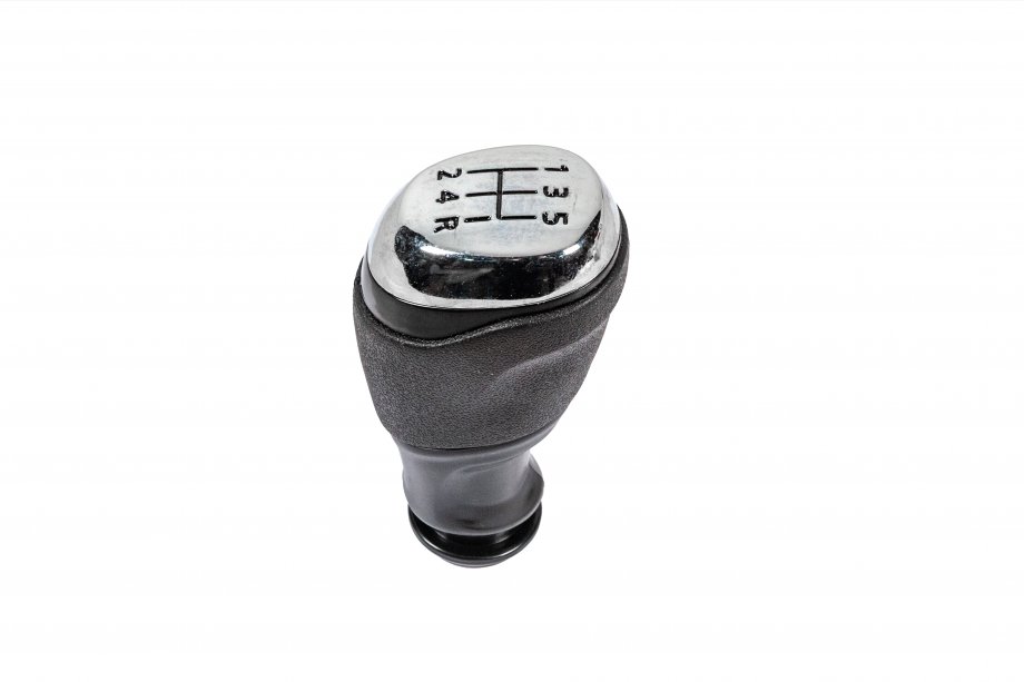 Renault Captur 2013-2019 рр. Ручка КПП 328654134R (чорна+хром) Фото 2