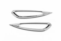 Хром накладки на боковые повторители поворота (2 шт., пластик) фото 2