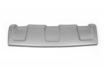 Накладка на передний бампер (ABS, серая) фото 2