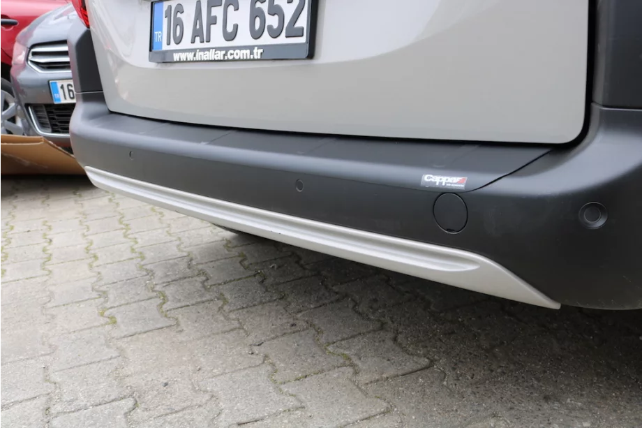 Peugeot Partner/Rifter 2019– Ochranná lišta zadního nárazníku (ABS) Fotografie 13
