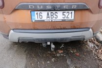 Накладка на задний бампер EuroCap (ABS) фото 6 Накладка на задний бампер EuroCap (ABS) фото 6