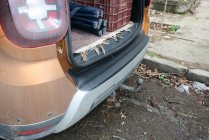 Накладка на задний бампер EuroCap (ABS) фото 7 Накладка на задний бампер EuroCap (ABS) фото 7