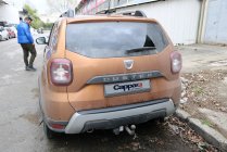 Накладка на задний бампер EuroCap (ABS) фото 8 Накладка на задний бампер EuroCap (ABS) фото 8