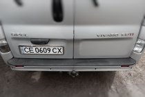 Накладка на задний бампер EuroCap (ABS) фото 12