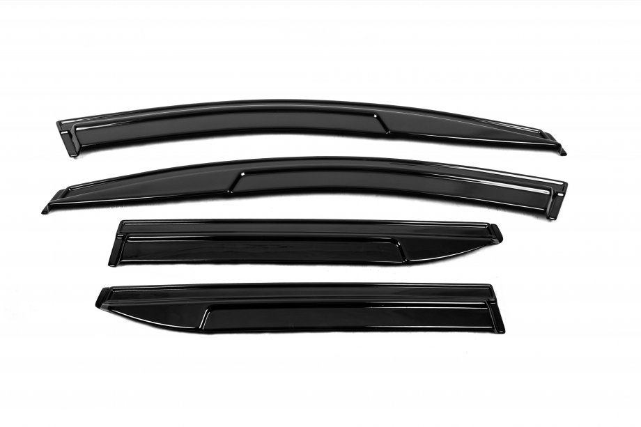 Dacia Duster 2018-2024 Window Deflectors (4 pcs, EuroCap) Photo 3