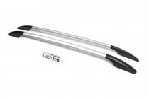 Mazda CX-5 2017- гг. Рейлинги OmsaLine Solid (2 шт, серые) фото 2