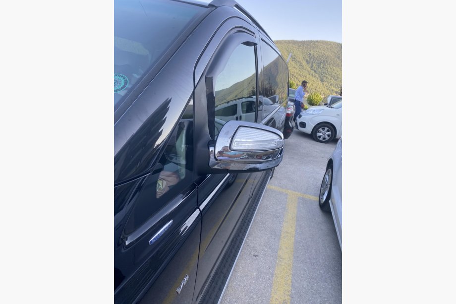 Mercedes Vito W639 2004–2014 Chrómové kryty zrkadiel VIANO 2010-2015 (2 ks, plast) Fotografia 7