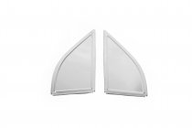 Накладки на ветровики (2 шт., нержавейка) фото 3